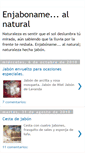Mobile Screenshot of enjabonamealnatural.blogspot.com