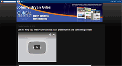 Desktop Screenshot of johnnybryangiles.blogspot.com