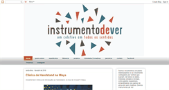 Desktop Screenshot of instrumentodever.blogspot.com
