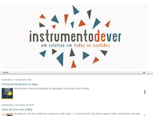 Tablet Screenshot of instrumentodever.blogspot.com