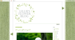 Desktop Screenshot of lillies-flowers.blogspot.com