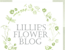 Tablet Screenshot of lillies-flowers.blogspot.com