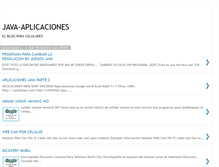 Tablet Screenshot of java-aplicaciones.blogspot.com
