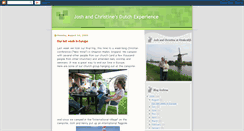 Desktop Screenshot of joshandchristinesdutchexperience.blogspot.com