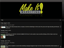 Tablet Screenshot of makeitmarketing.blogspot.com