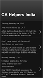 Mobile Screenshot of cahelpersindia.blogspot.com