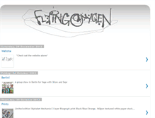 Tablet Screenshot of flyingoxygen.blogspot.com