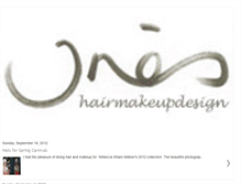 Tablet Screenshot of ineshairmakeupdesign.blogspot.com