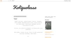 Desktop Screenshot of kotipuolessa.blogspot.com