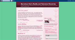 Desktop Screenshot of marvelousonesrealityround-up.blogspot.com