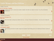 Tablet Screenshot of littlemouseandkittens.blogspot.com