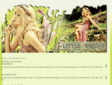 Tablet Screenshot of littlewords-foro.blogspot.com