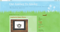 Desktop Screenshot of journeytoainsley.blogspot.com