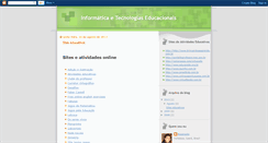 Desktop Screenshot of informaticaetecnologiaseducacionais.blogspot.com