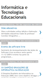 Mobile Screenshot of informaticaetecnologiaseducacionais.blogspot.com