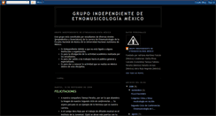 Desktop Screenshot of etnomusicologiaindependientemx.blogspot.com