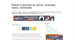 Desktop Screenshot of papelesycartulinas.blogspot.com