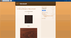 Desktop Screenshot of kitendawili.blogspot.com
