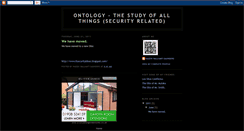 Desktop Screenshot of ontology42.blogspot.com