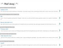 Tablet Screenshot of poof-away.blogspot.com