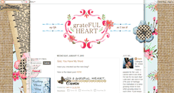 Desktop Screenshot of gratefulheart-carin.blogspot.com