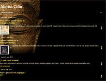 Tablet Screenshot of mariusadriancalin.blogspot.com