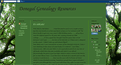 Desktop Screenshot of donegalgenealogy.blogspot.com