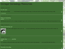 Tablet Screenshot of donegalgenealogy.blogspot.com