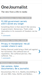 Mobile Screenshot of one-journalist.blogspot.com