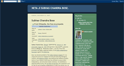 Desktop Screenshot of netajibose.blogspot.com