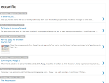 Tablet Screenshot of eccarific.blogspot.com