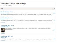 Tablet Screenshot of free-download-call-of-duty.blogspot.com