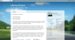 Desktop Screenshot of lifelong-student.blogspot.com