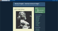 Desktop Screenshot of beverlydangelo.blogspot.com