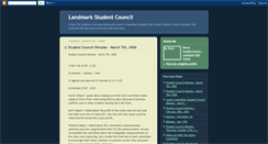 Desktop Screenshot of landmarkhs.blogspot.com