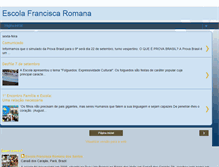 Tablet Screenshot of escolafranciscaromana.blogspot.com