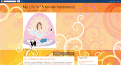 Desktop Screenshot of mylifein15minuteincrements.blogspot.com