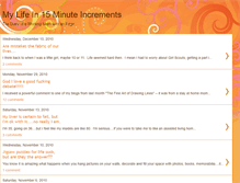 Tablet Screenshot of mylifein15minuteincrements.blogspot.com