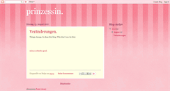 Desktop Screenshot of prinzessinhanna.blogspot.com