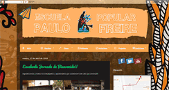 Desktop Screenshot of escuelapopularpaulofreire.blogspot.com