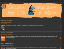 Tablet Screenshot of escuelapopularpaulofreire.blogspot.com