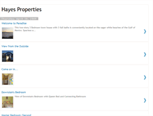 Tablet Screenshot of hayesproperties.blogspot.com