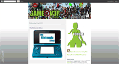 Desktop Screenshot of gameov3r.blogspot.com