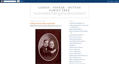 Desktop Screenshot of landisfamilytree.blogspot.com