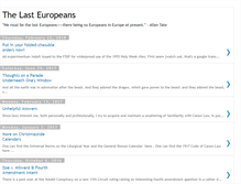 Tablet Screenshot of lasteuropeans.blogspot.com