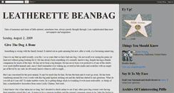 Desktop Screenshot of leatherettebeanbag.blogspot.com