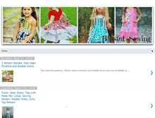Tablet Screenshot of blissfulsewing.blogspot.com