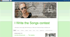 Desktop Screenshot of i-writethesongs.blogspot.com