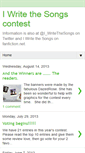 Mobile Screenshot of i-writethesongs.blogspot.com