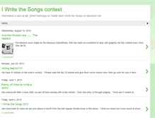 Tablet Screenshot of i-writethesongs.blogspot.com